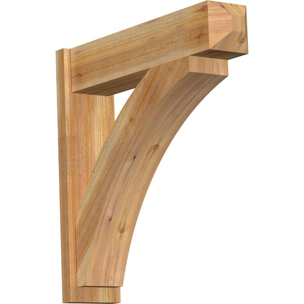 Ekena Millwork Thorton Craftsman Rough Sawn Outlooker, Western Red Cedar, 8"W x 34"D x 34"H OUT08X34X34THR04RWR - main